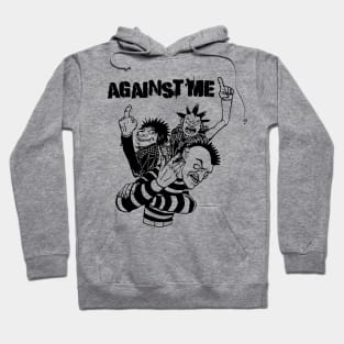 Punk Rock Man Of Againts Me Hoodie